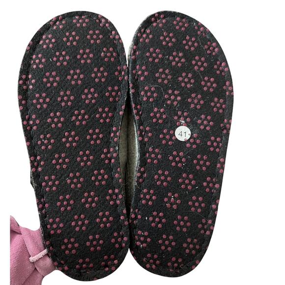 Haflinger Sassy Boiled Wool Cat Design Stone Gray Slippers  Size 41 US 10-10.5 - Picture 6 of 6